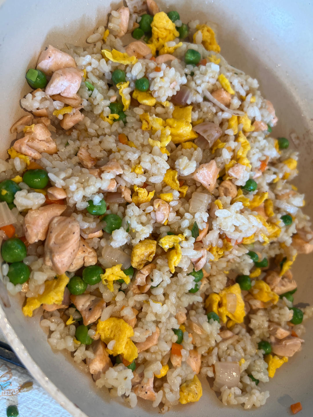 三文鱼蛋炒饭