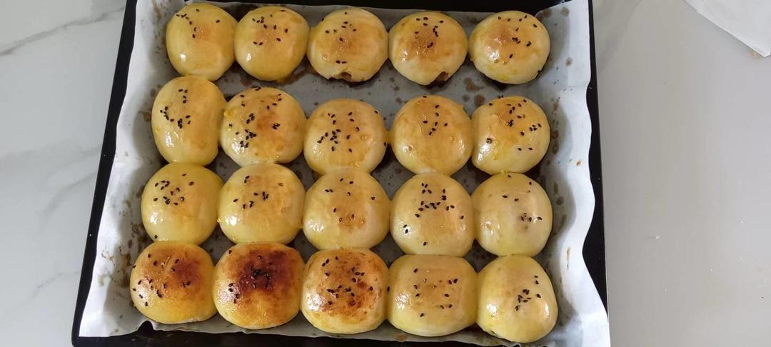 【无糖少油】宝宝辅食苹果牛奶面包迷你小餐包