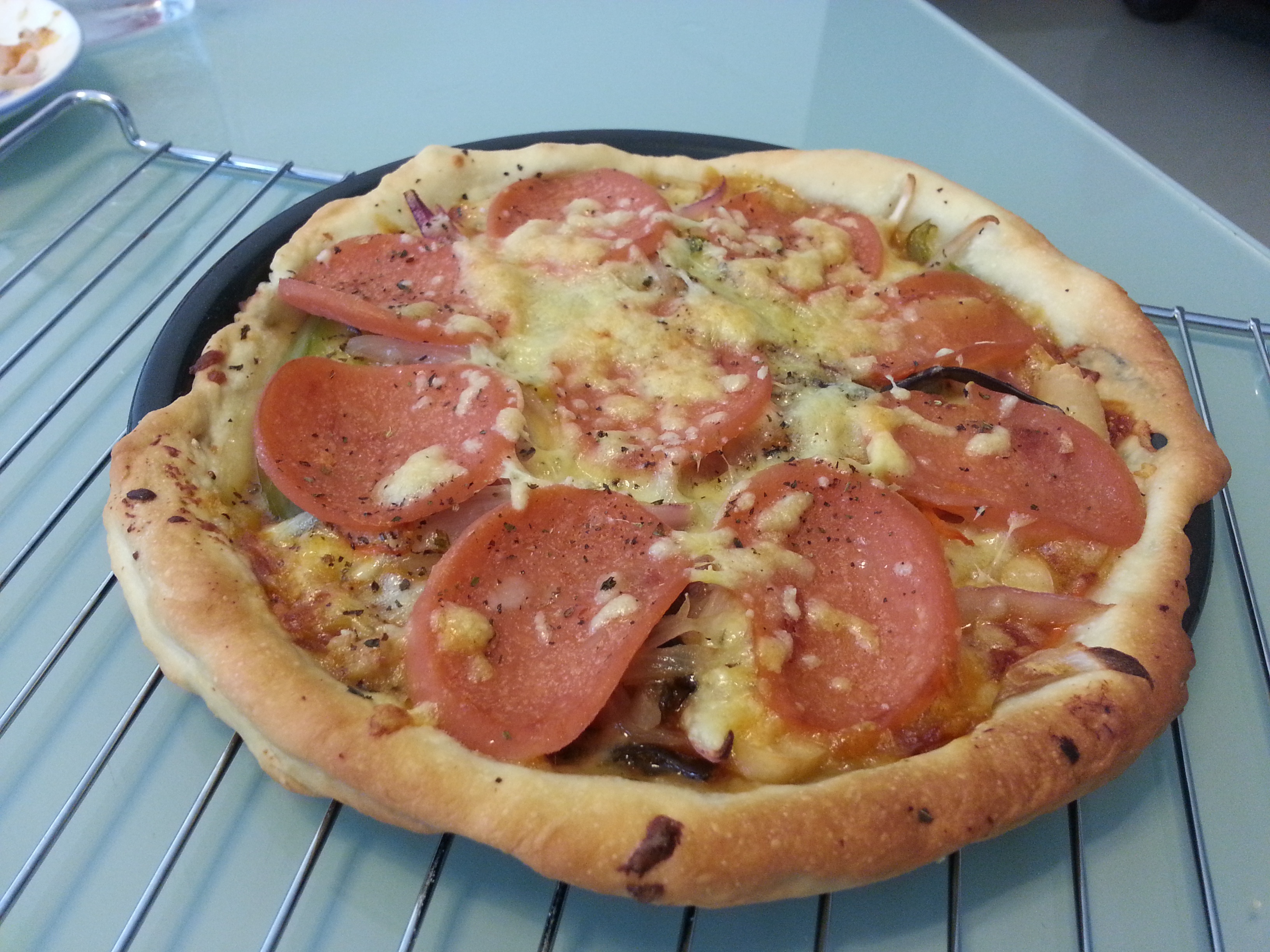 金枪鱼火腿pizza