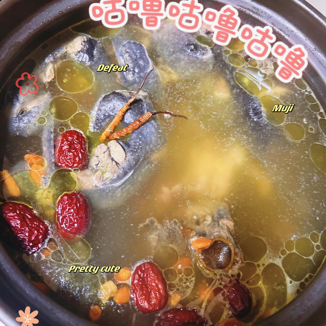 枸杞红枣乌鸡汤