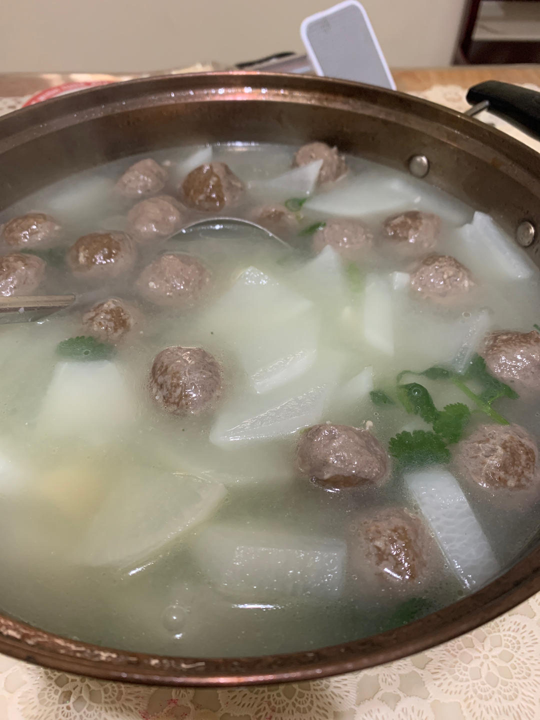 白萝卜潮汕牛肉丸清汤