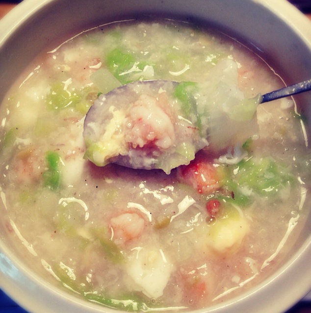鲜虾粥
