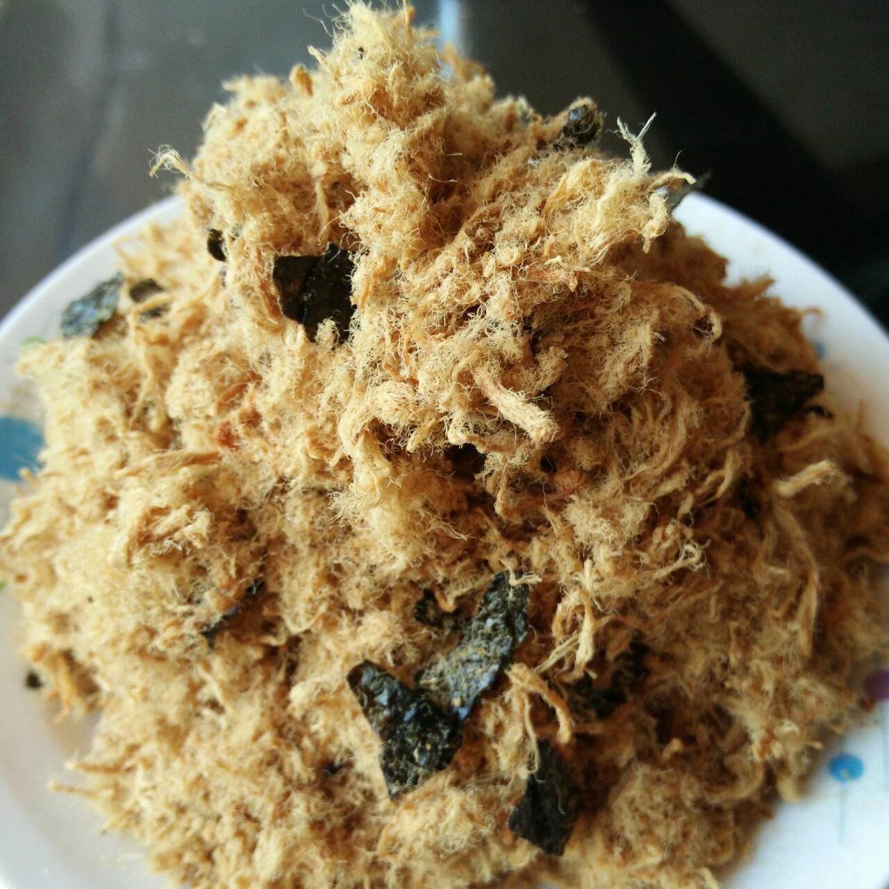 自制面包机肉松