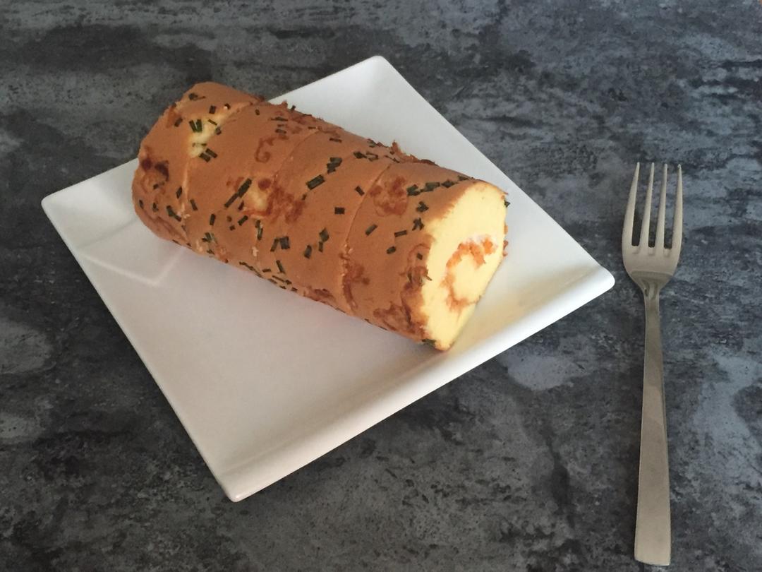 香葱肉松肥蛋糕卷～