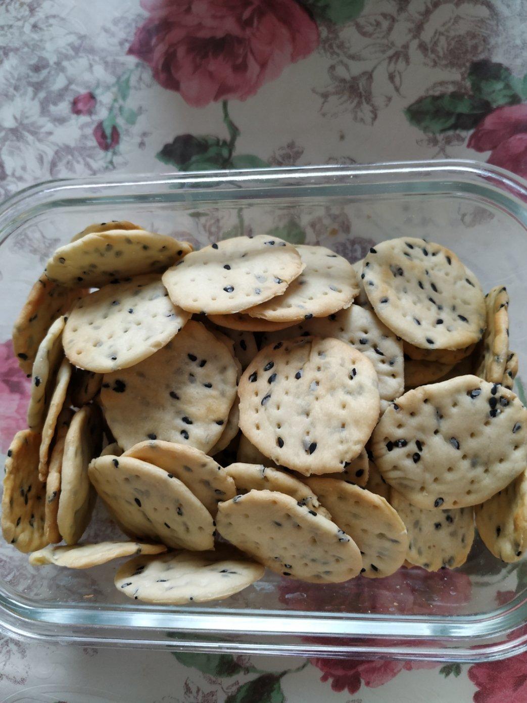 无糖芝麻苏打饼干