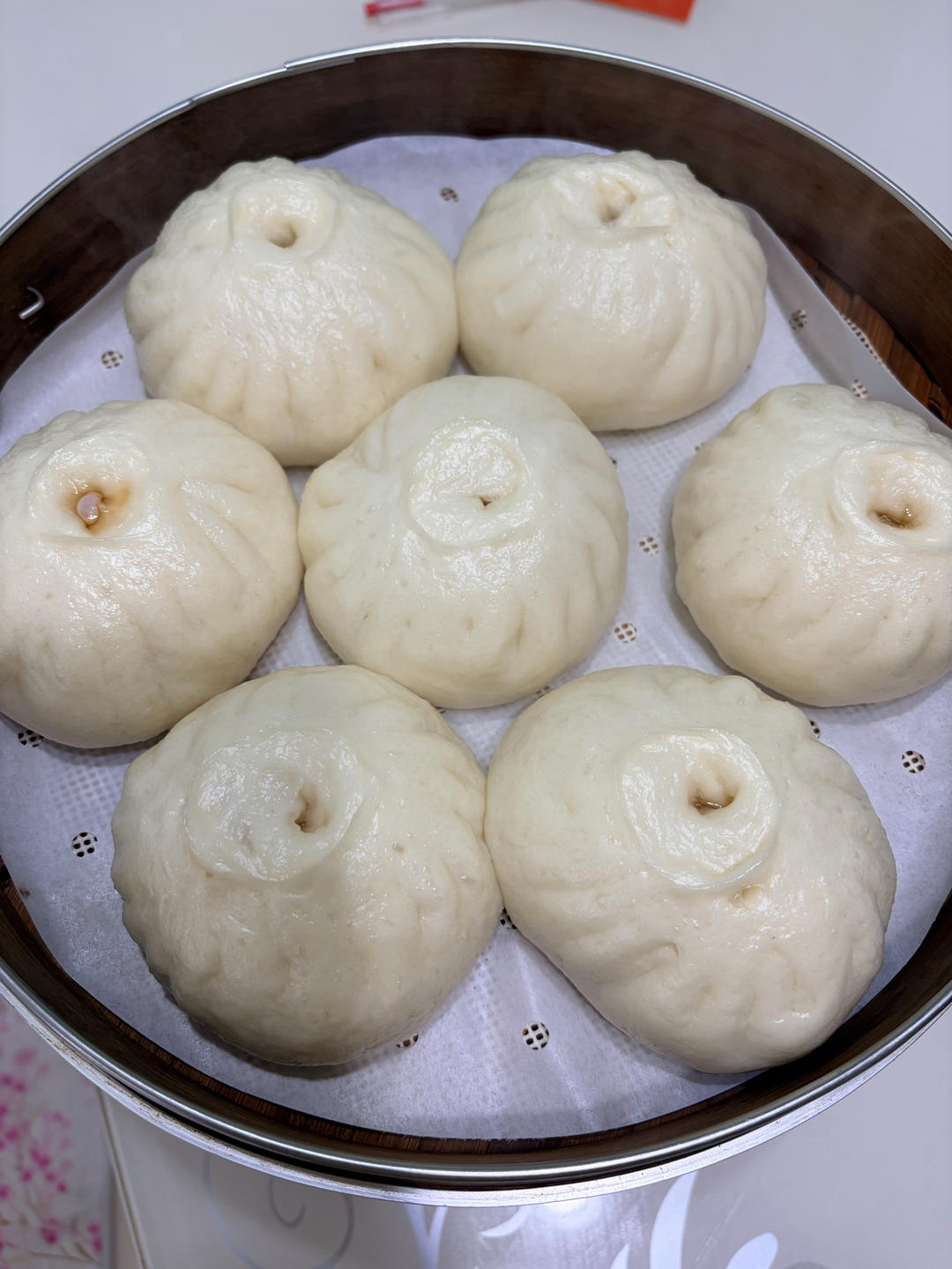 猪肉包子（附视频。一次性发酵。）