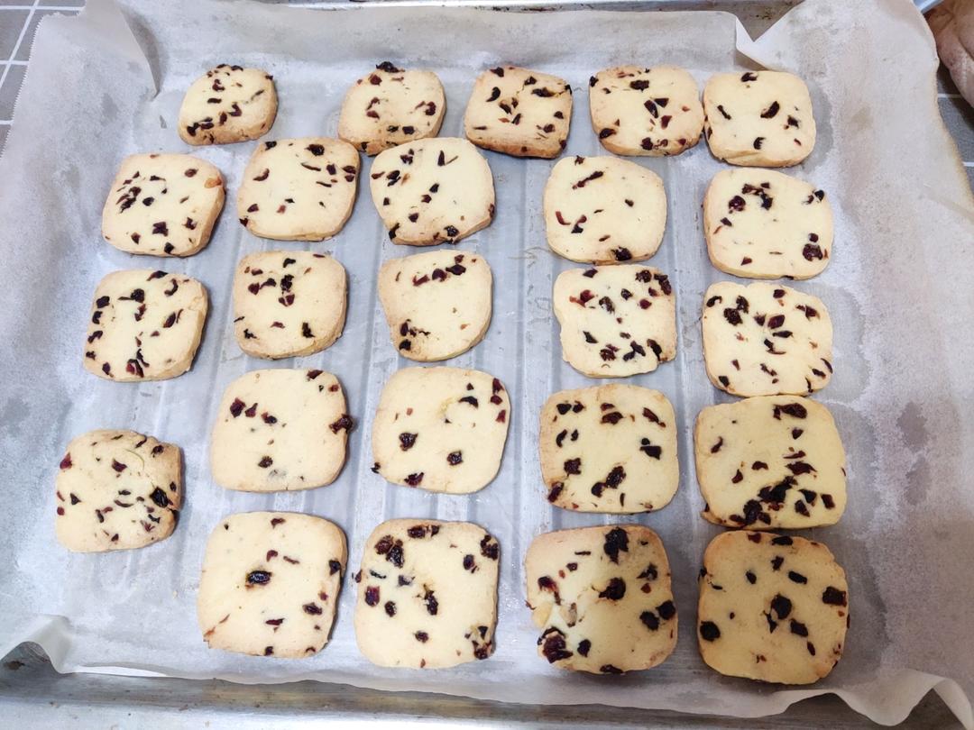 低糖少油版蔓越莓饼干