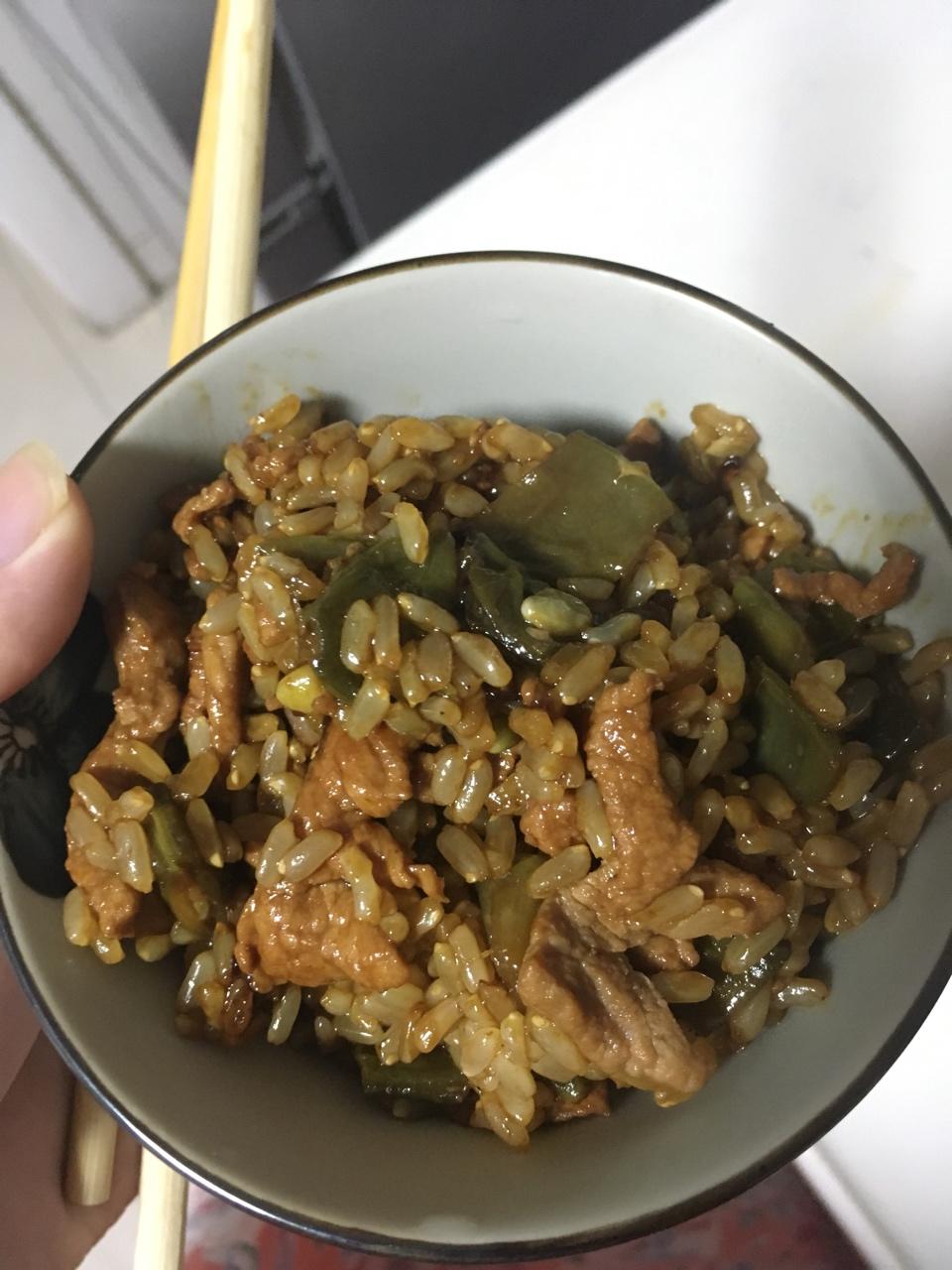 家乡扁豆肉饭