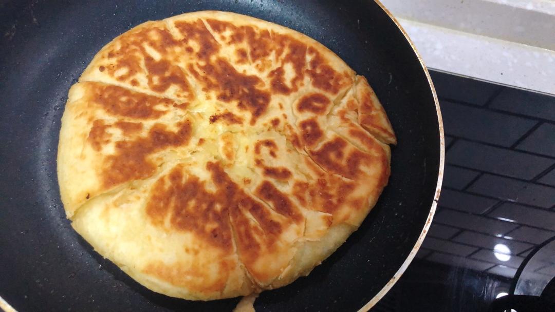 爆浆芝士榴莲饼