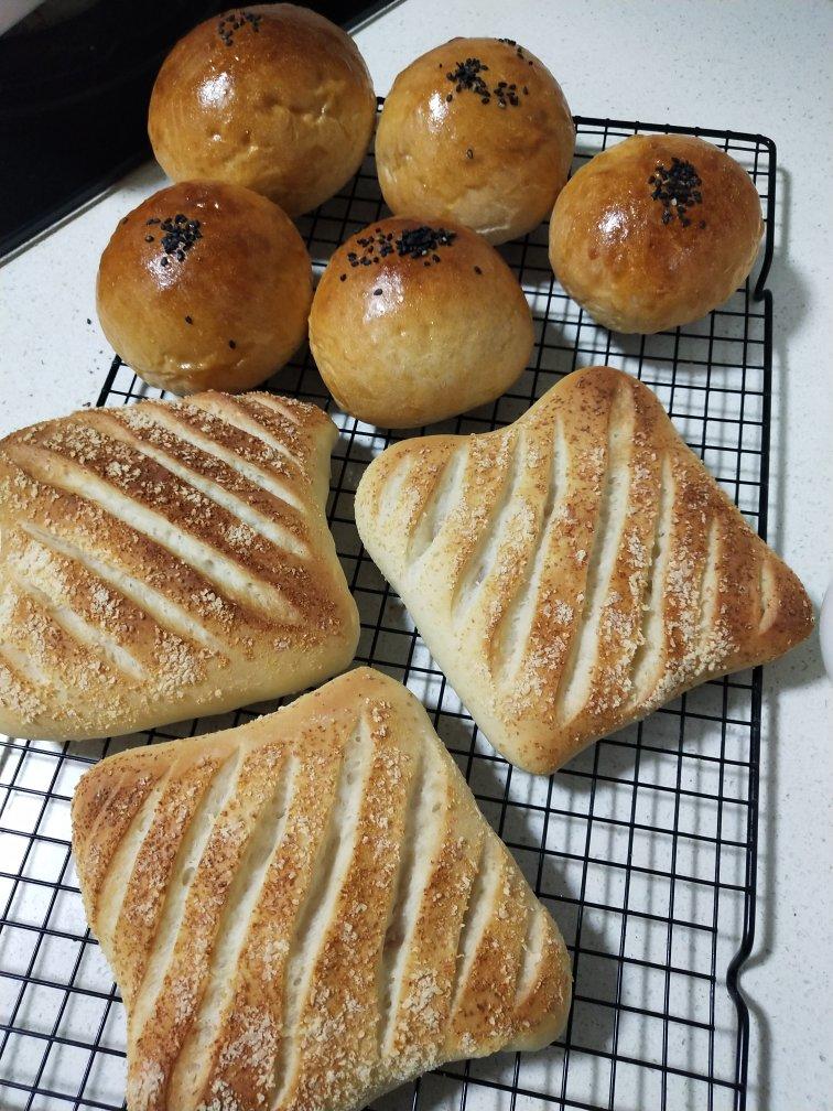 双鱼座面包/汉堡胚（65°汤种法）