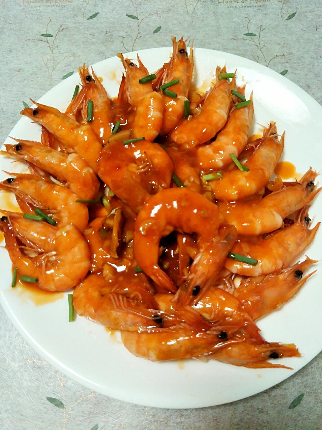 茄汁大虾