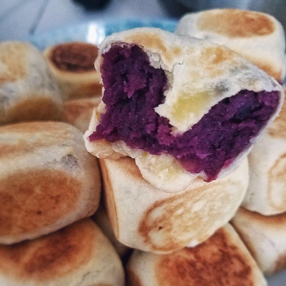 网红爆浆紫薯仙豆糕(低卡版)超长拉丝