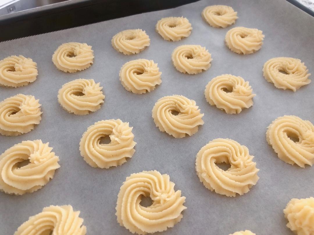 零失败花纹超级立体的黄油曲奇