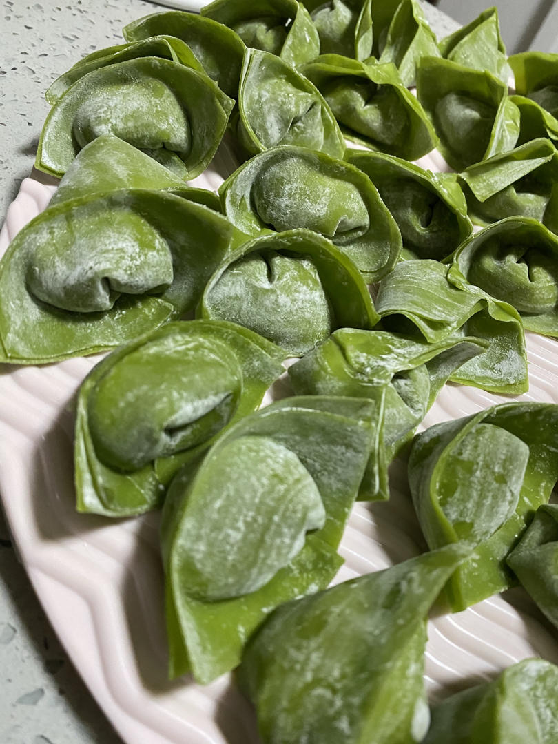 馄饨（两种包法）
