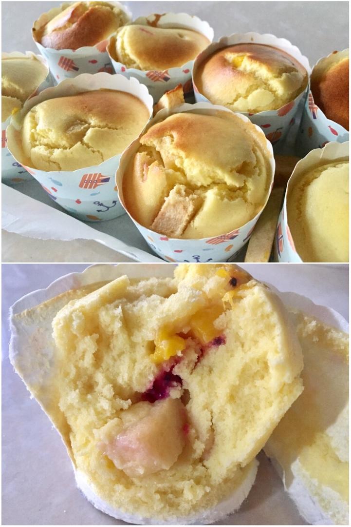 纸杯蛋糕 8寸戚风蛋糕的量