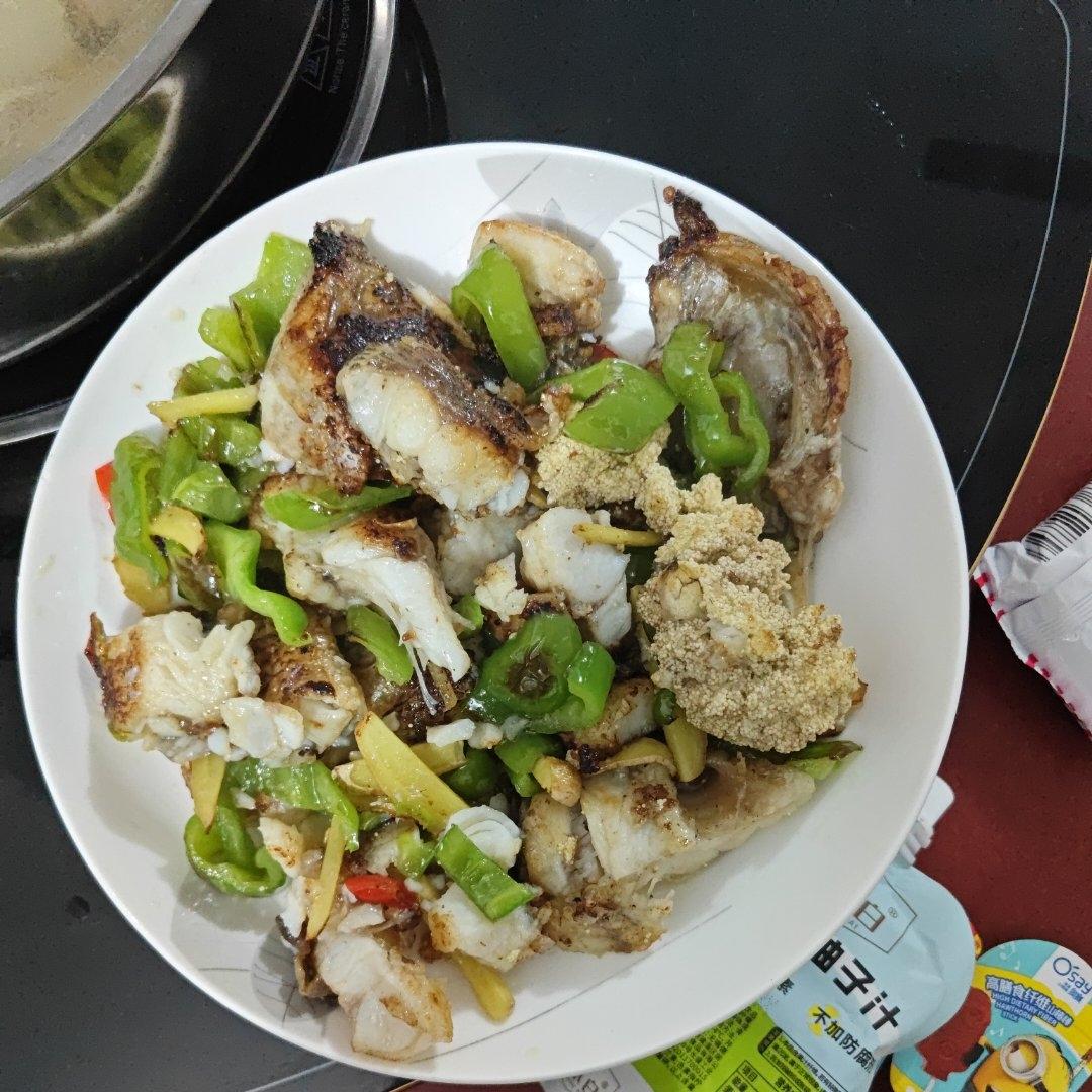 香煎鲈鱼块