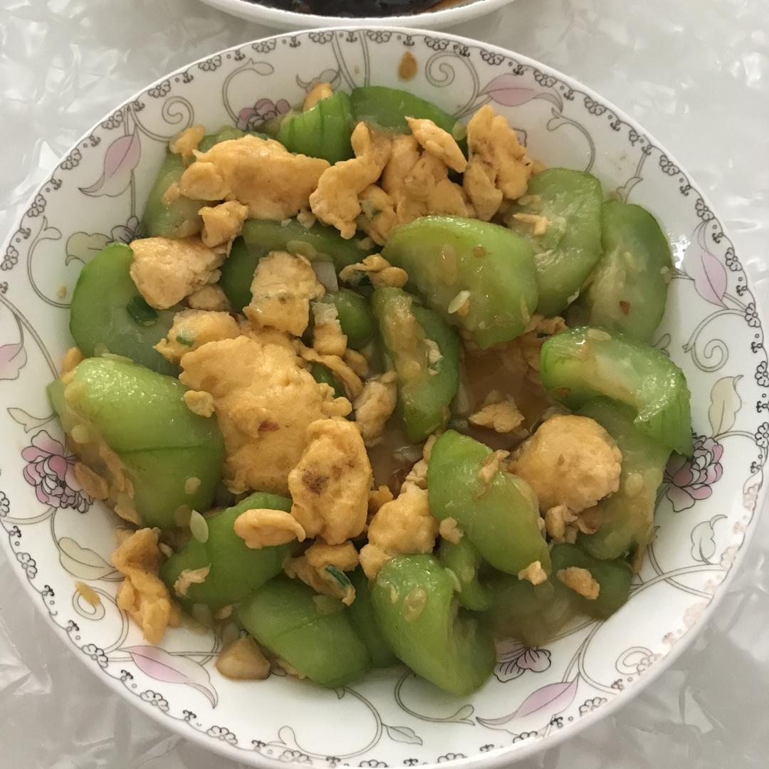 丝瓜炒蛋