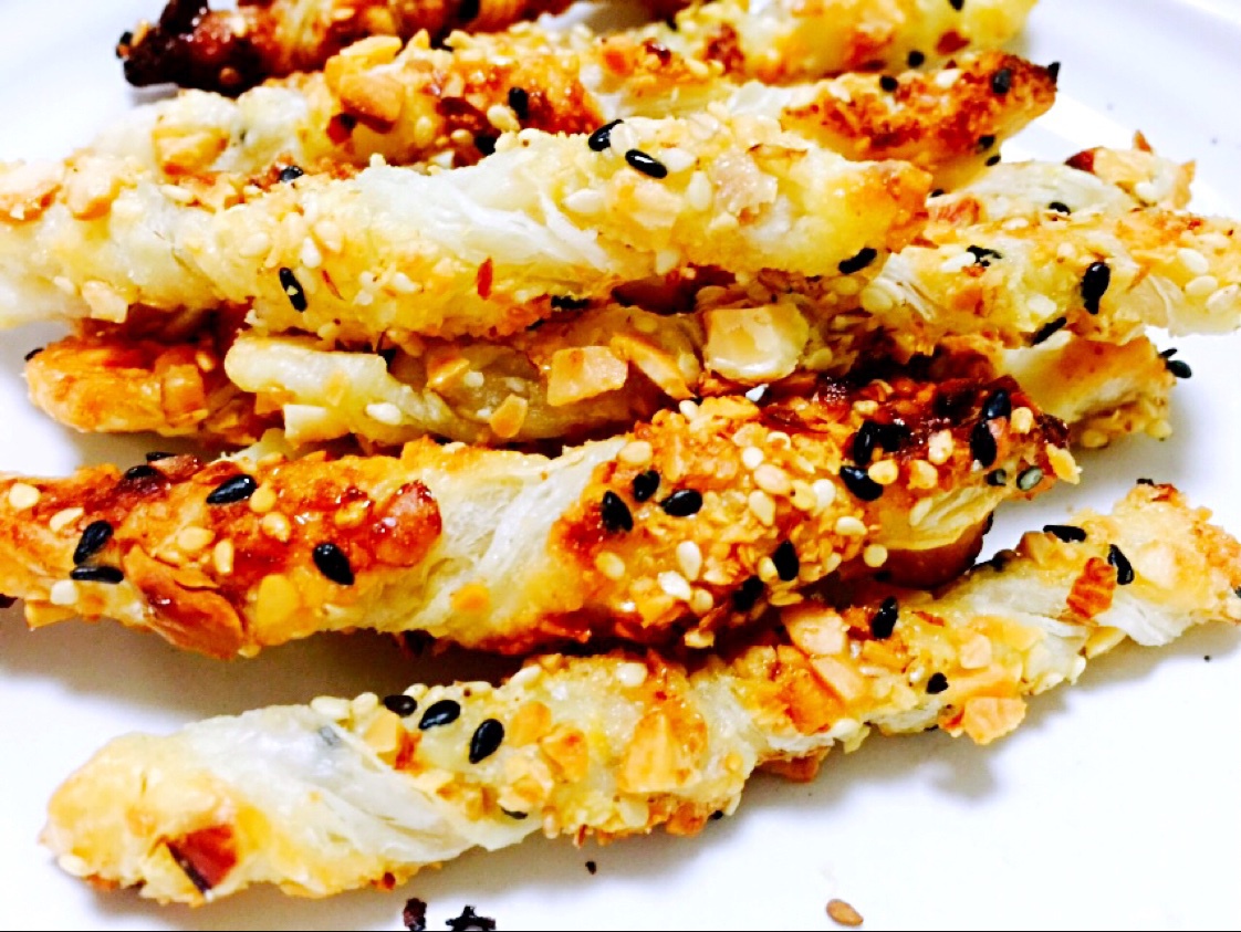 飞饼版杏仁酥条