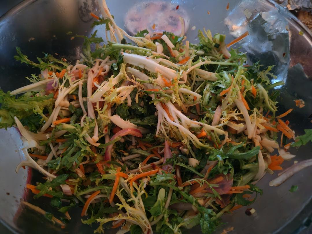 年夜饭必做的一道凉菜凉拌苦菊
