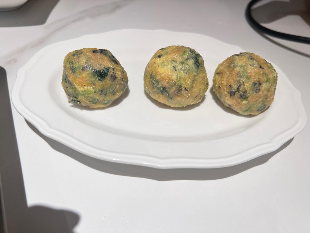 （减脂）玉米面菜团子