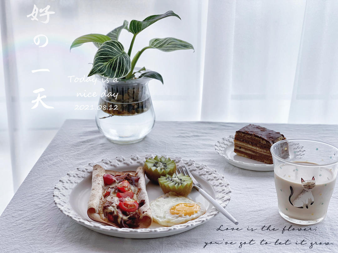 星爸爸的番茄牛肉芝士卷饼🌟