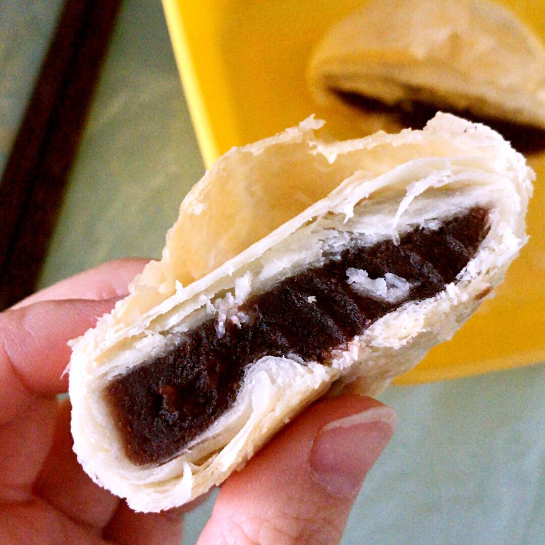 酥皮绿豆饼   酥得掉渣渣