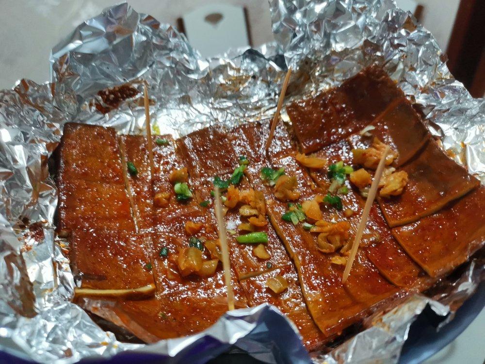 空气炸锅烤豆干