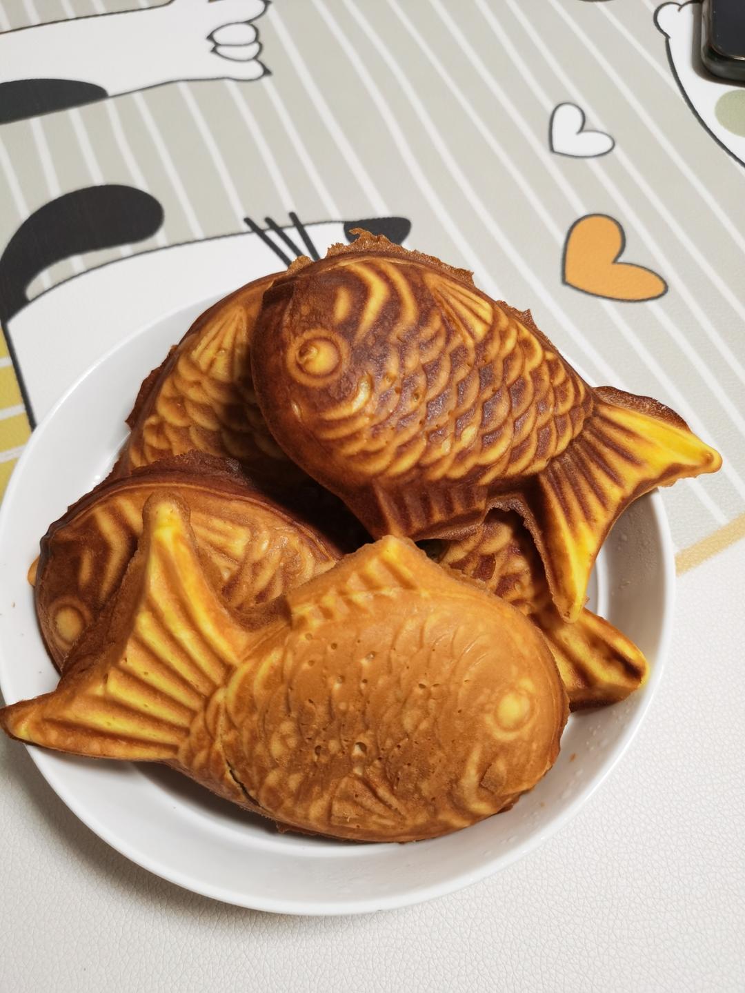 蜂蜜红豆麻薯鲷鱼烧—Kenwood松饼机