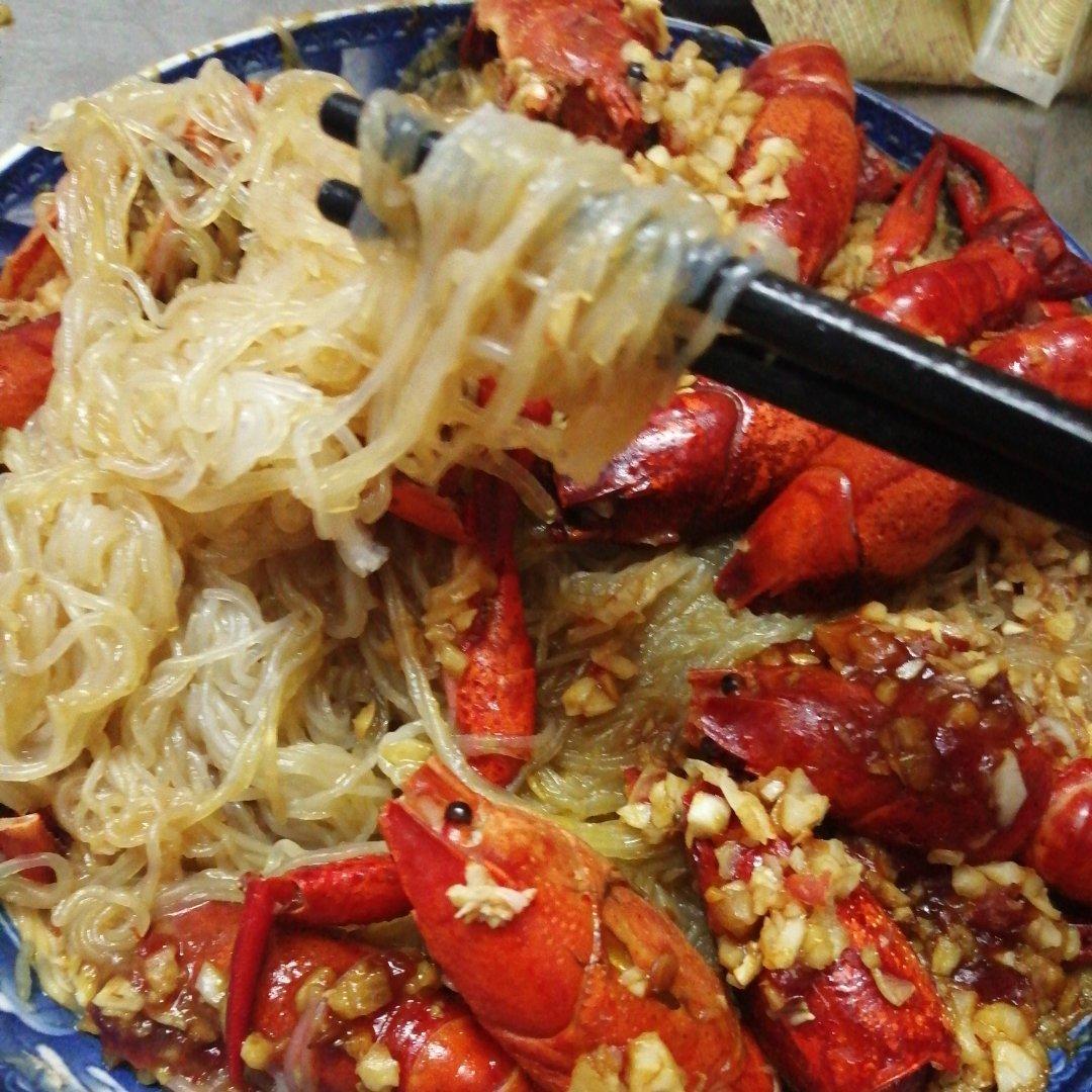 清蒸蒜蓉小龙虾（超详细哟）