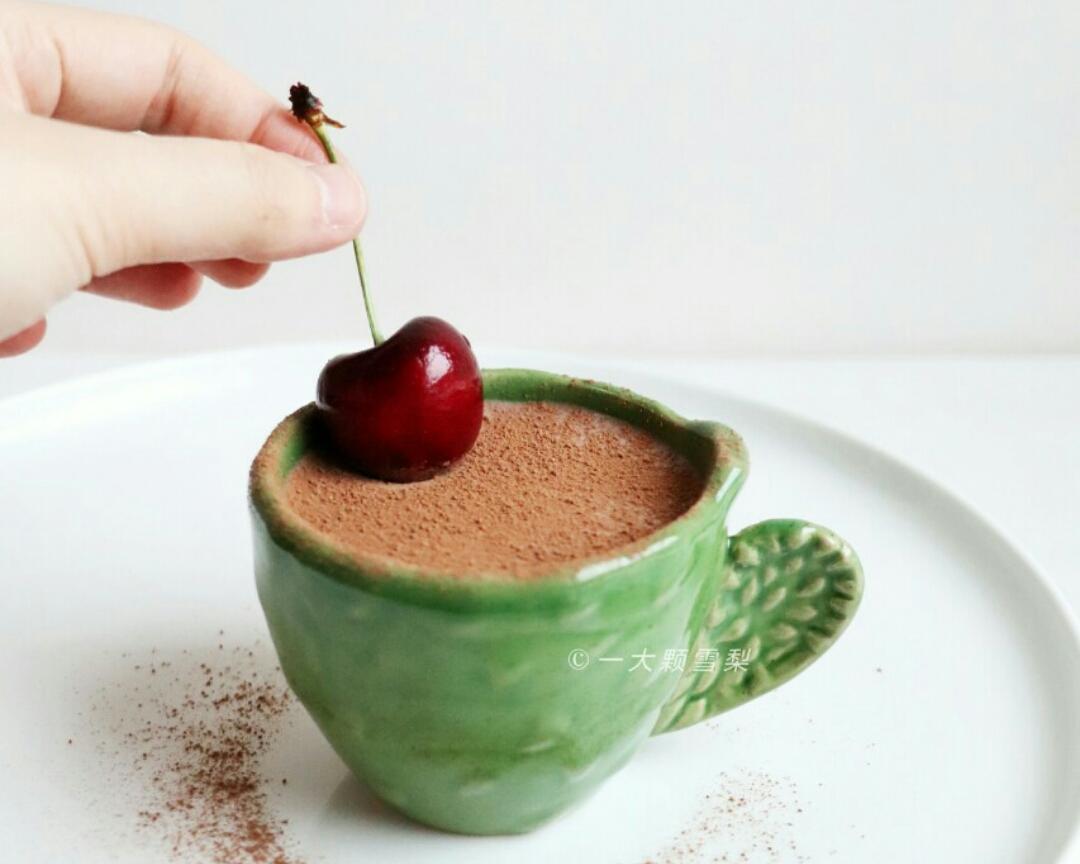 丝滑巧克力布丁Chocolate Panna Cotta（不用烤箱超简单）的做法