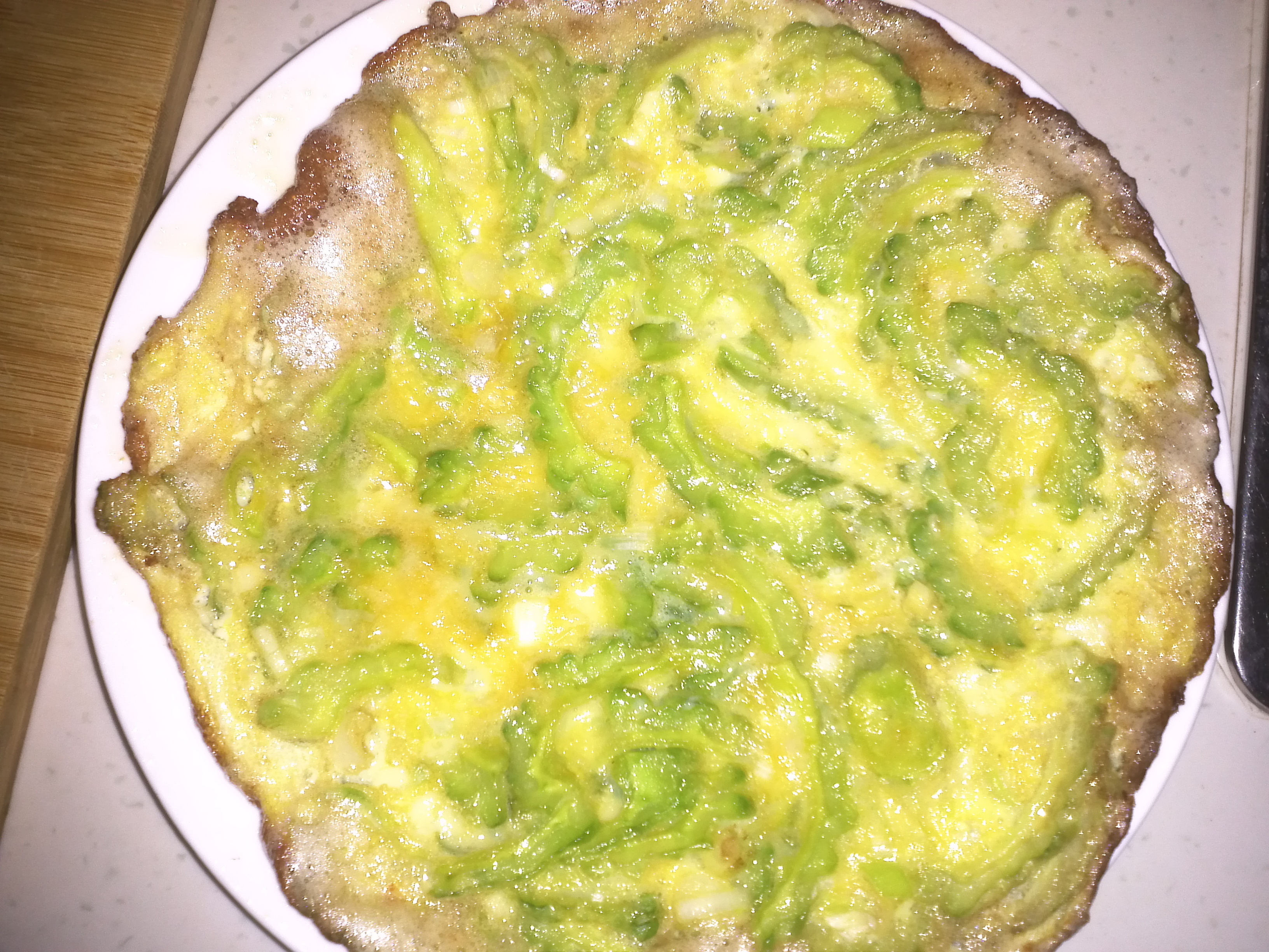 苦瓜鸡蛋饼