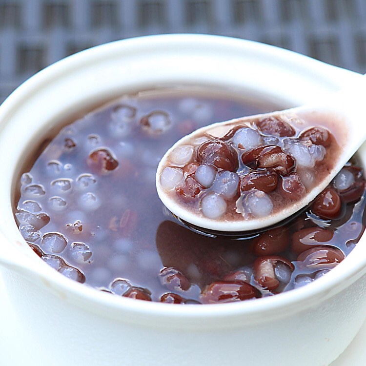 红豆酒酿西米汤