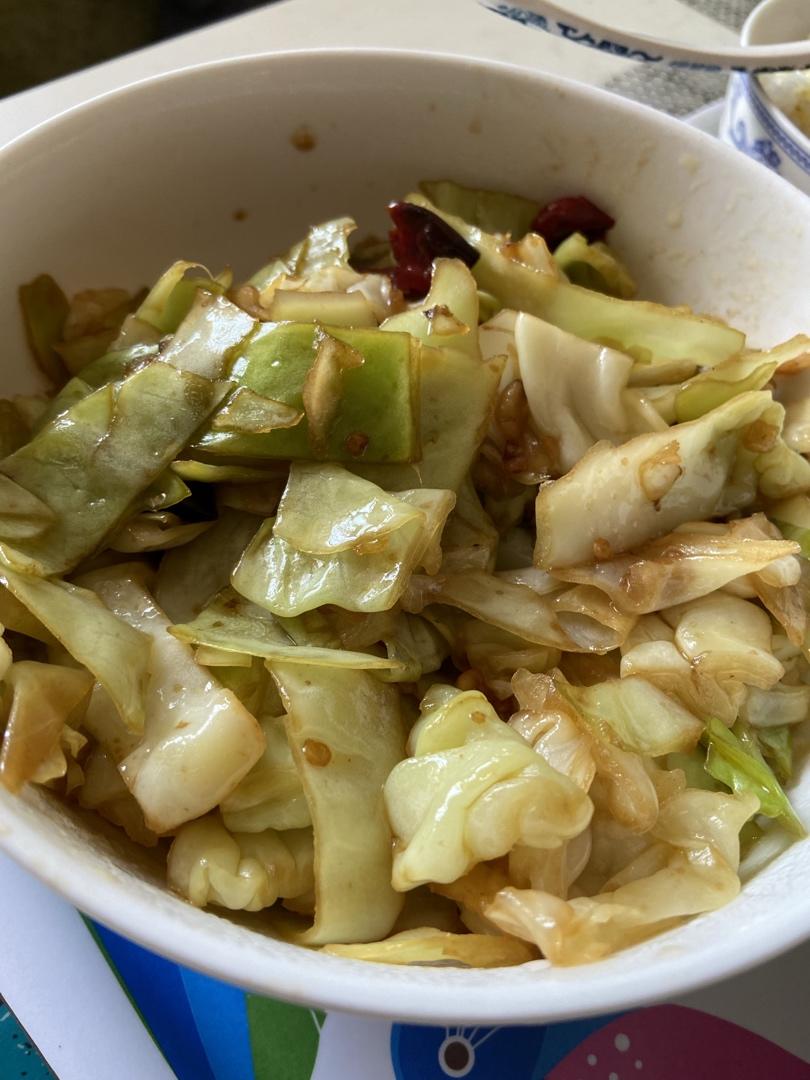 在家炒出街头小馆风味的炝炒圆白菜