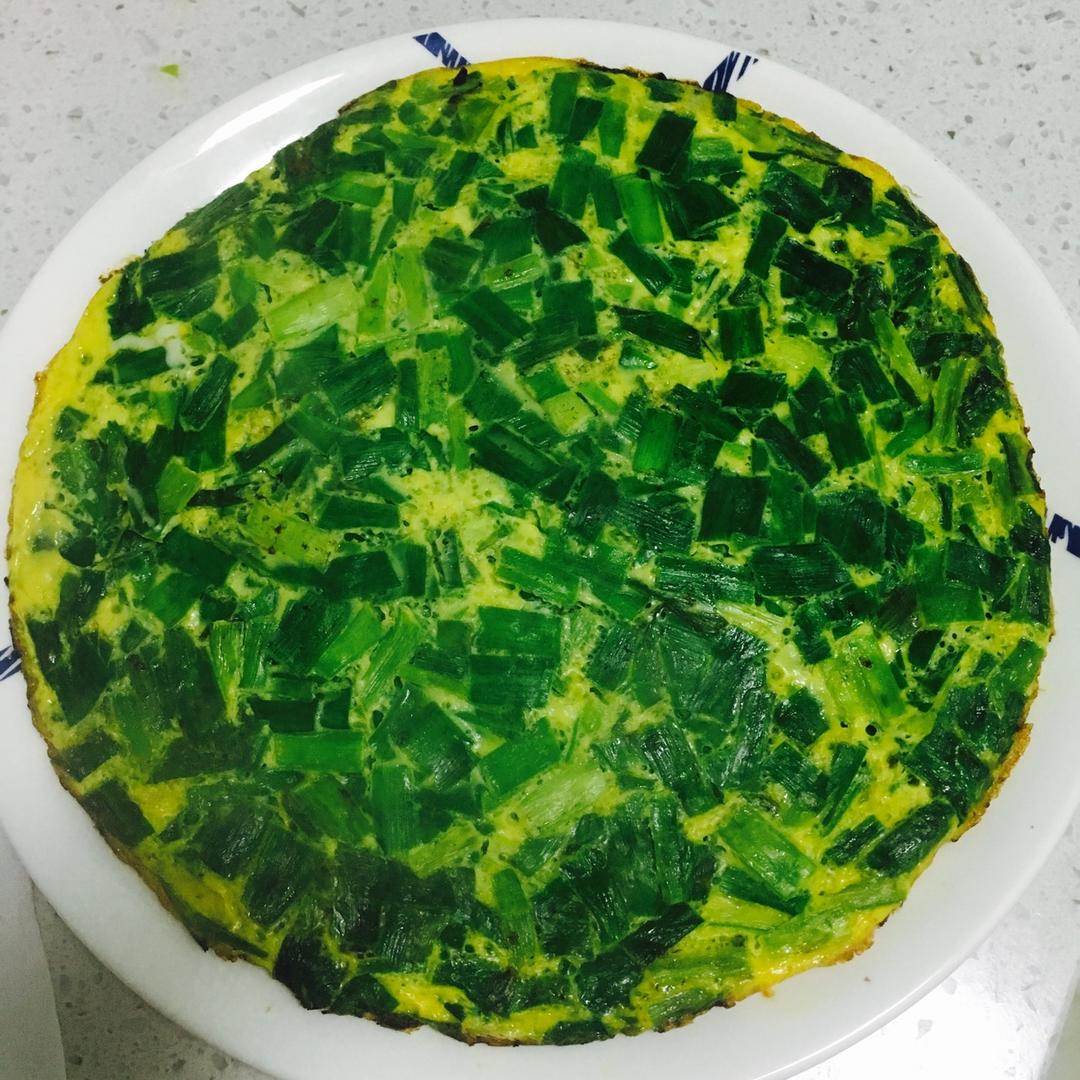 韭菜蛋饼