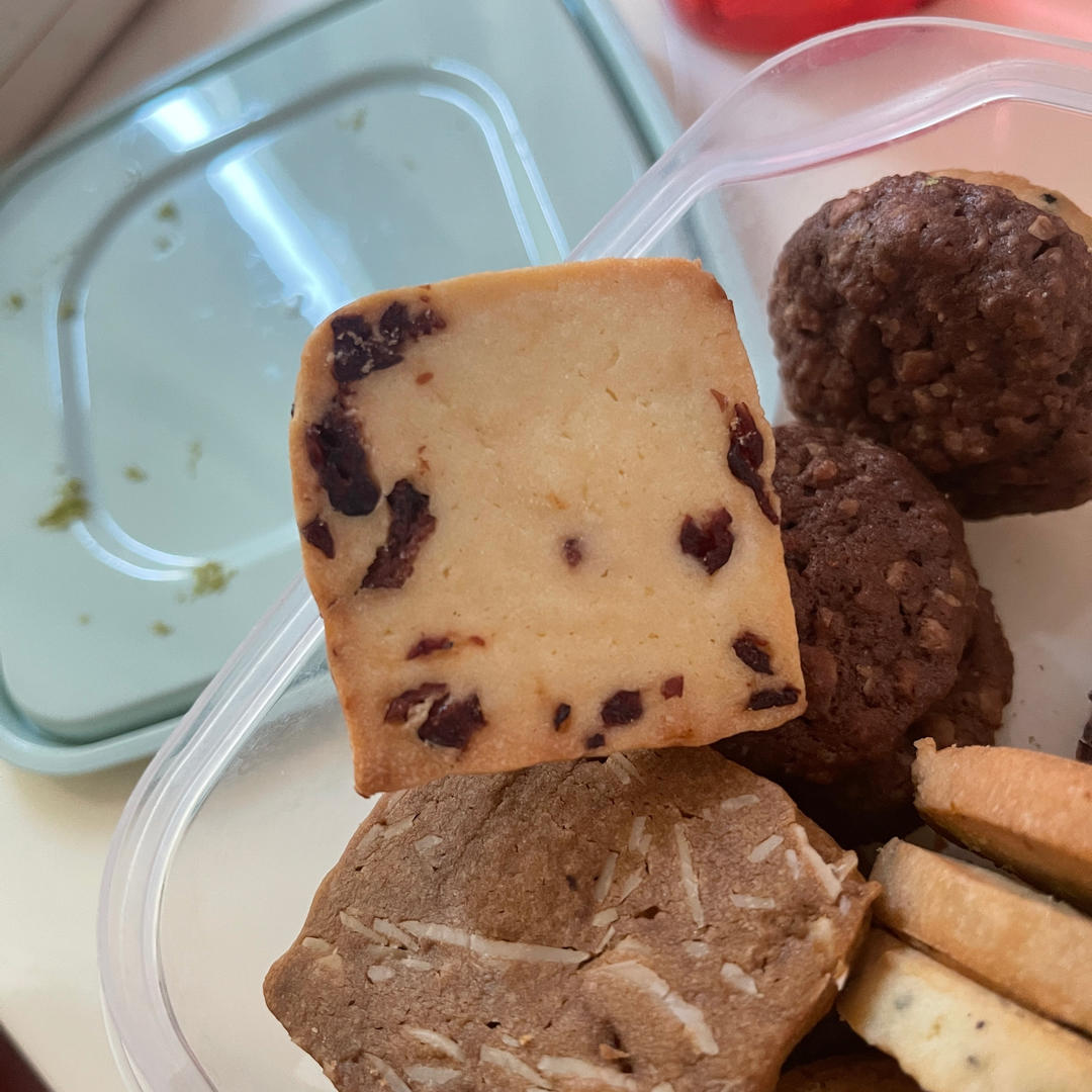 低糖少油版蔓越莓饼干