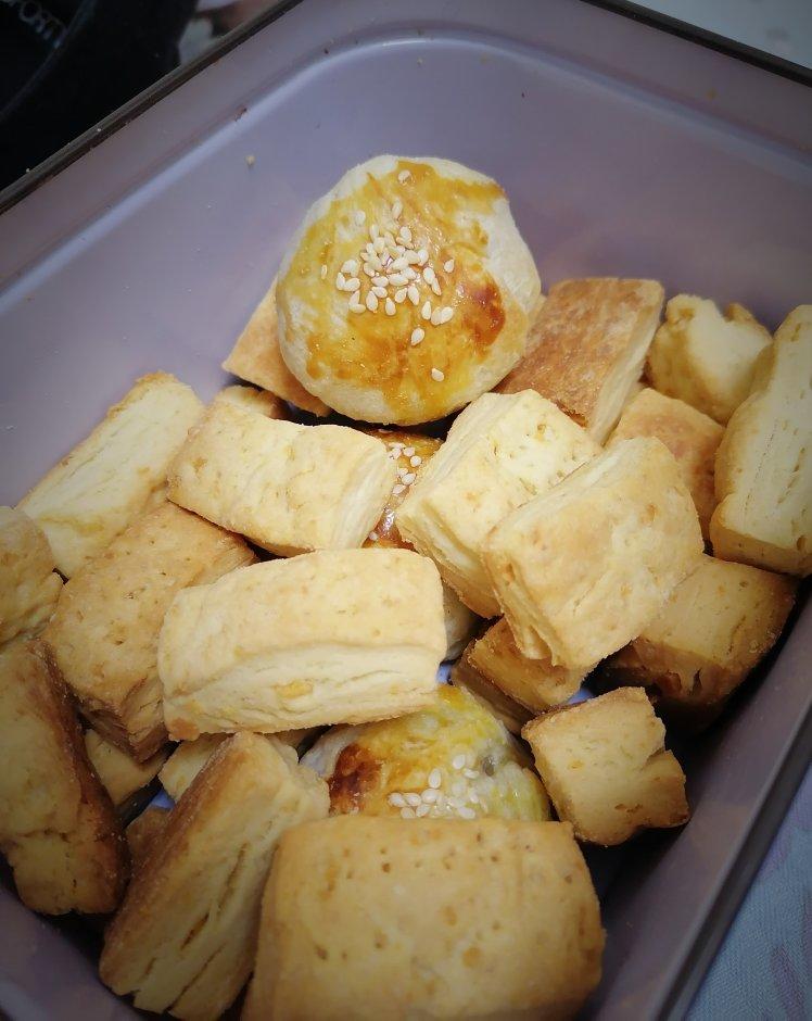 🔥㊙️酥掉渣的咸蛋黄饼干‼️一学就会，超好吃