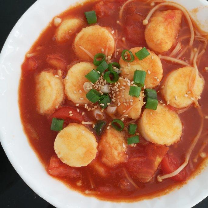 金针菇烧日本豆腐
