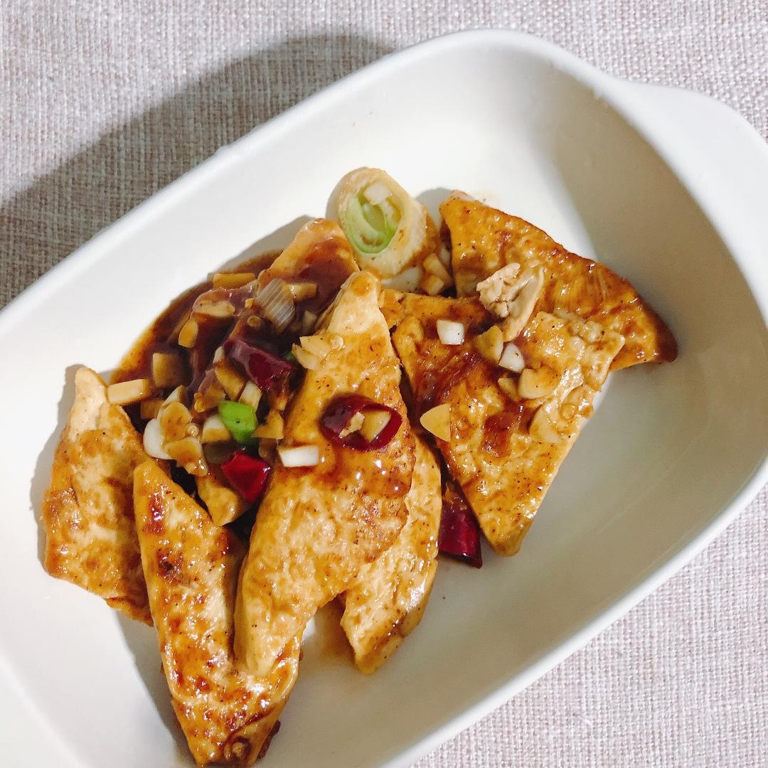 焖煎豆腐