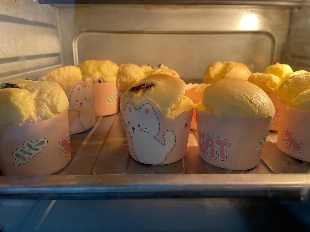 蔓越莓纸杯蛋糕🧁（简单不翻车）