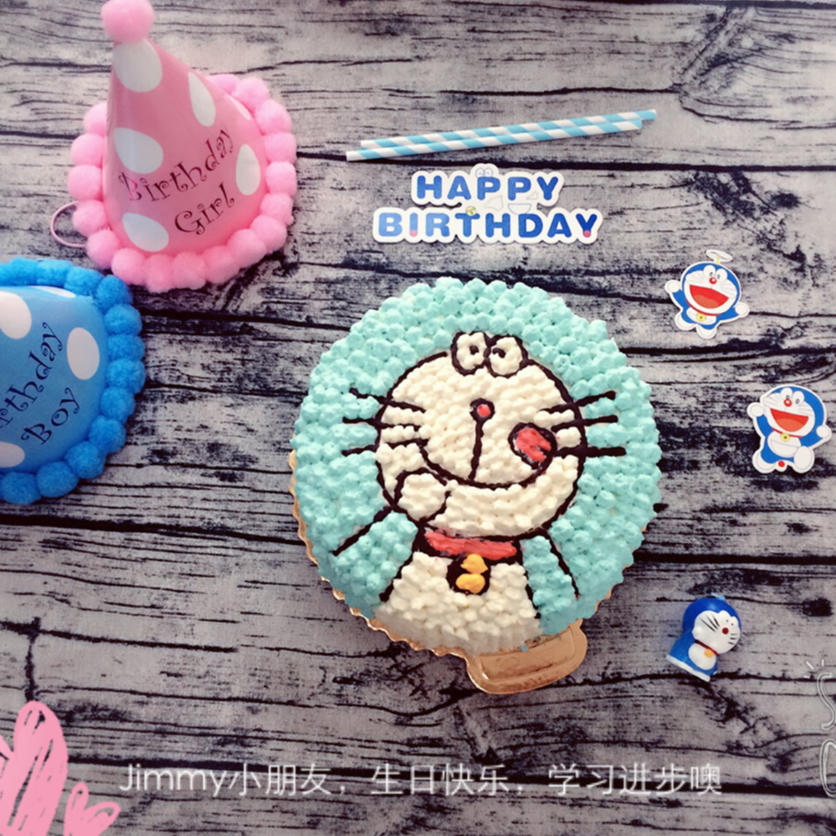 机器猫奶油蛋糕