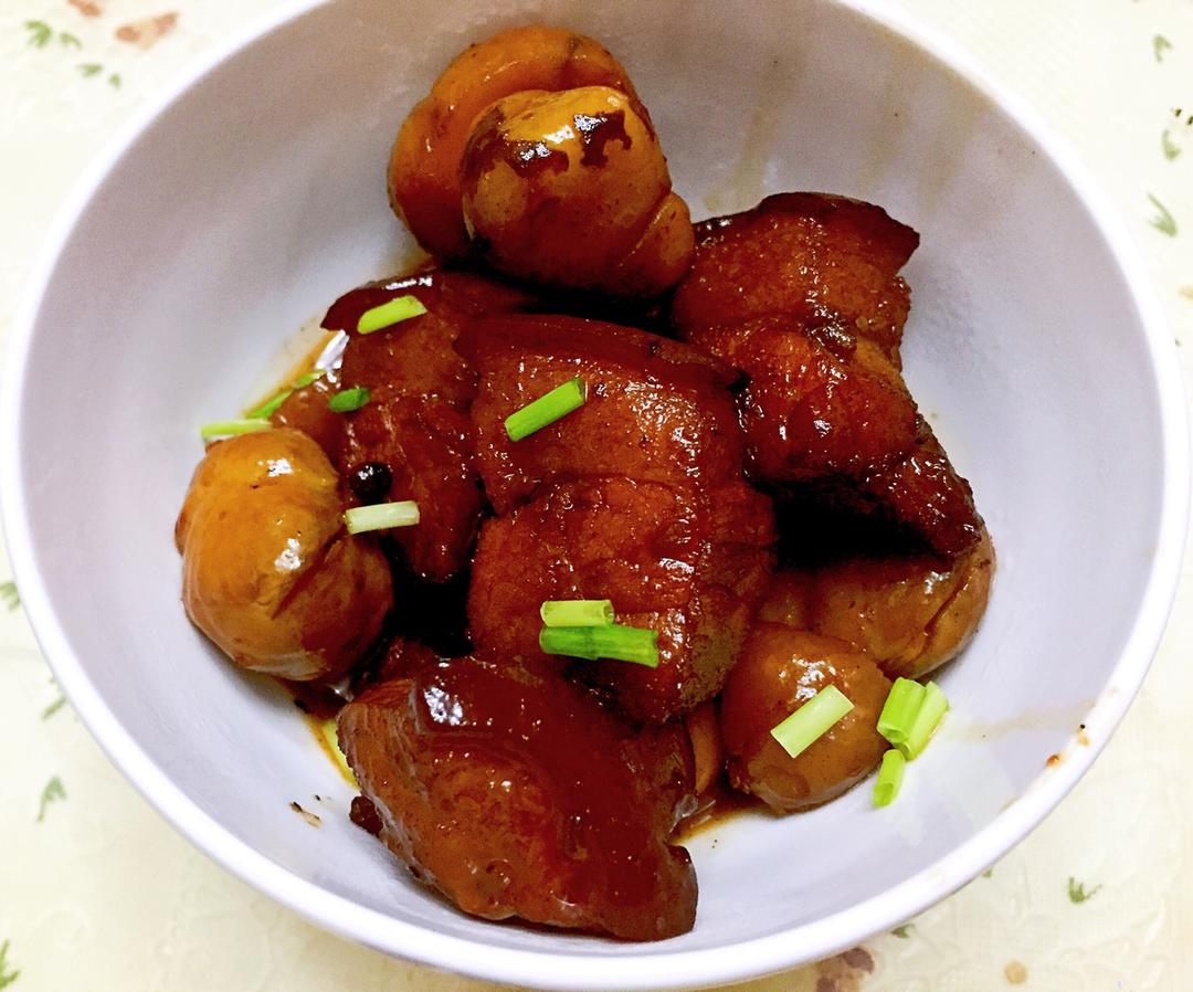 板栗红烧肉