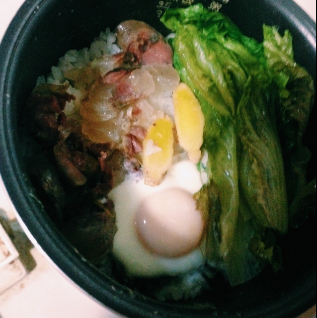 电饭锅版腊肠煲仔饭