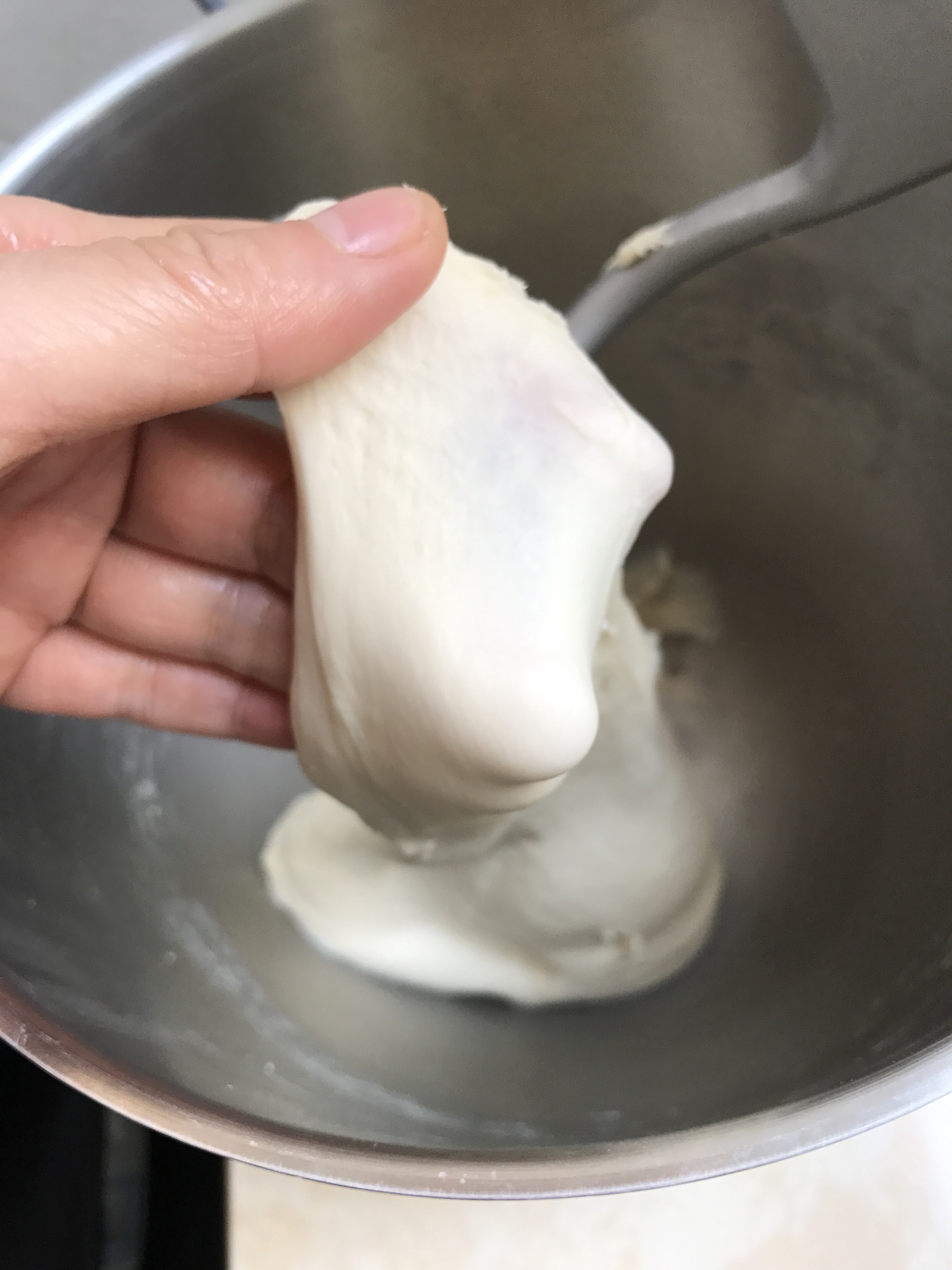 一次性发酵的白吐司的做法 步骤2