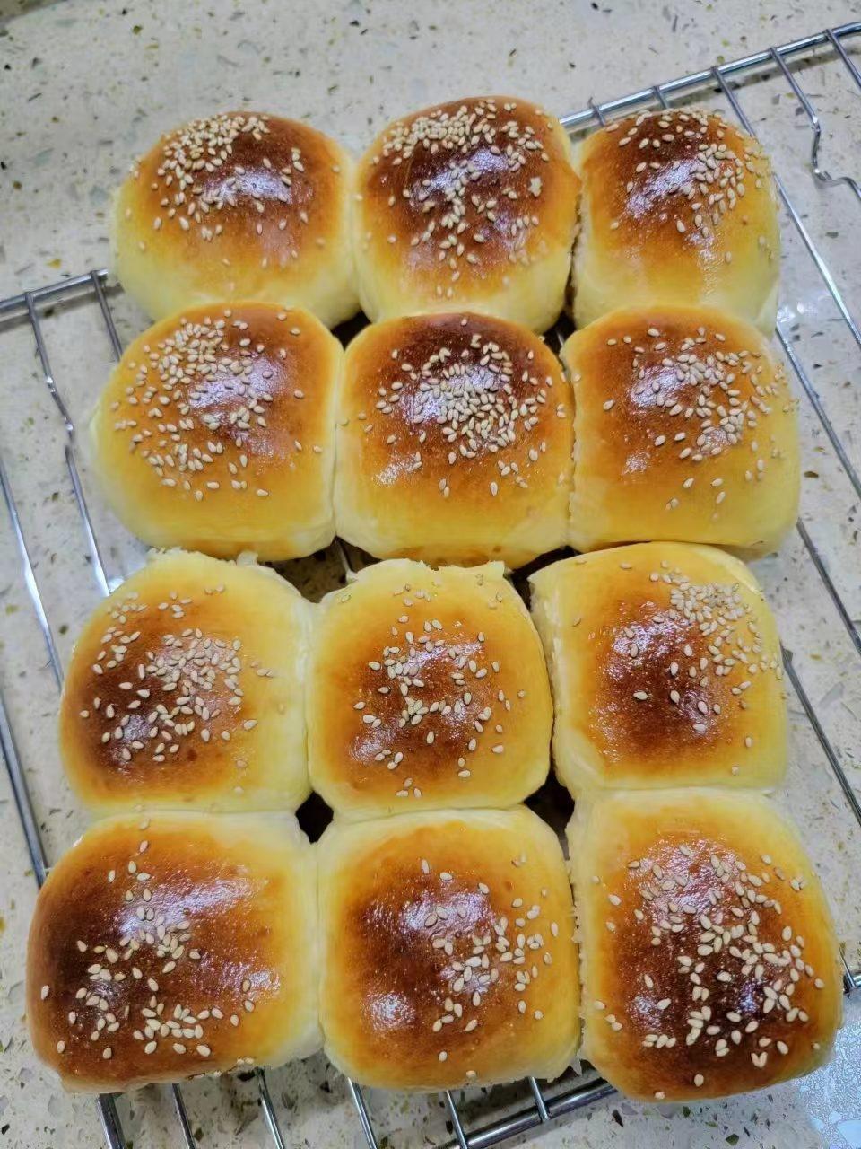 牛奶肉松小餐包（一次发酵）