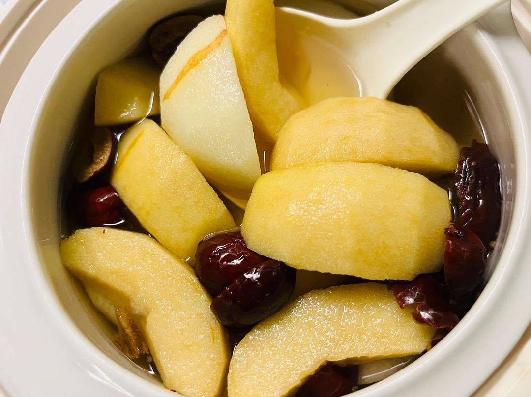 🍎红枣冰糖雪梨苹果水🍐