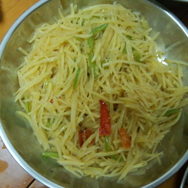 青椒土豆丝