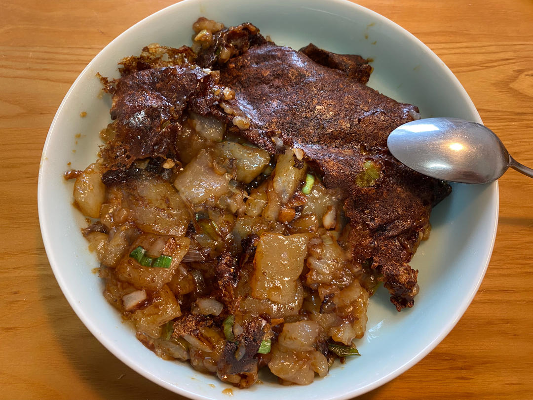 开封味道之『炒凉粉』