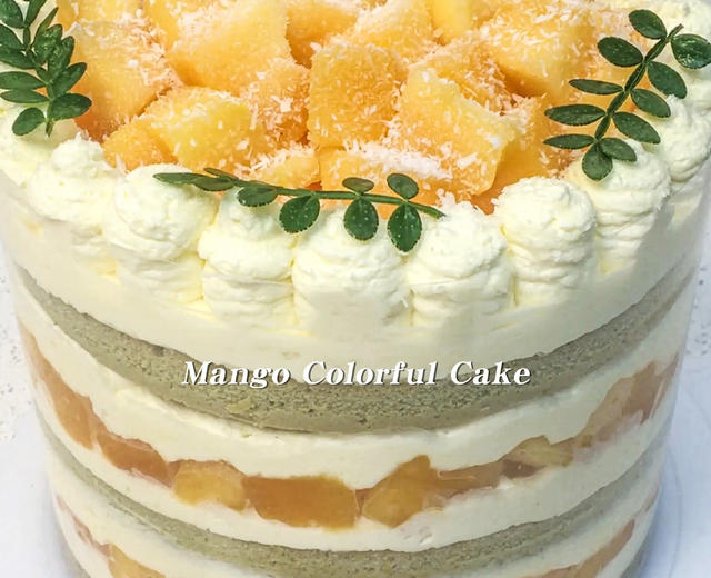 芒果斑斓裸蛋糕🌿网红蛋糕绝了🉑必吃的做法