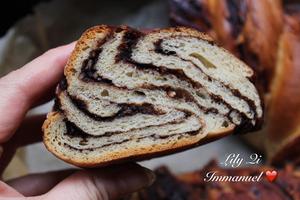 榛果黑巧克力全麦面包的做法 步骤5