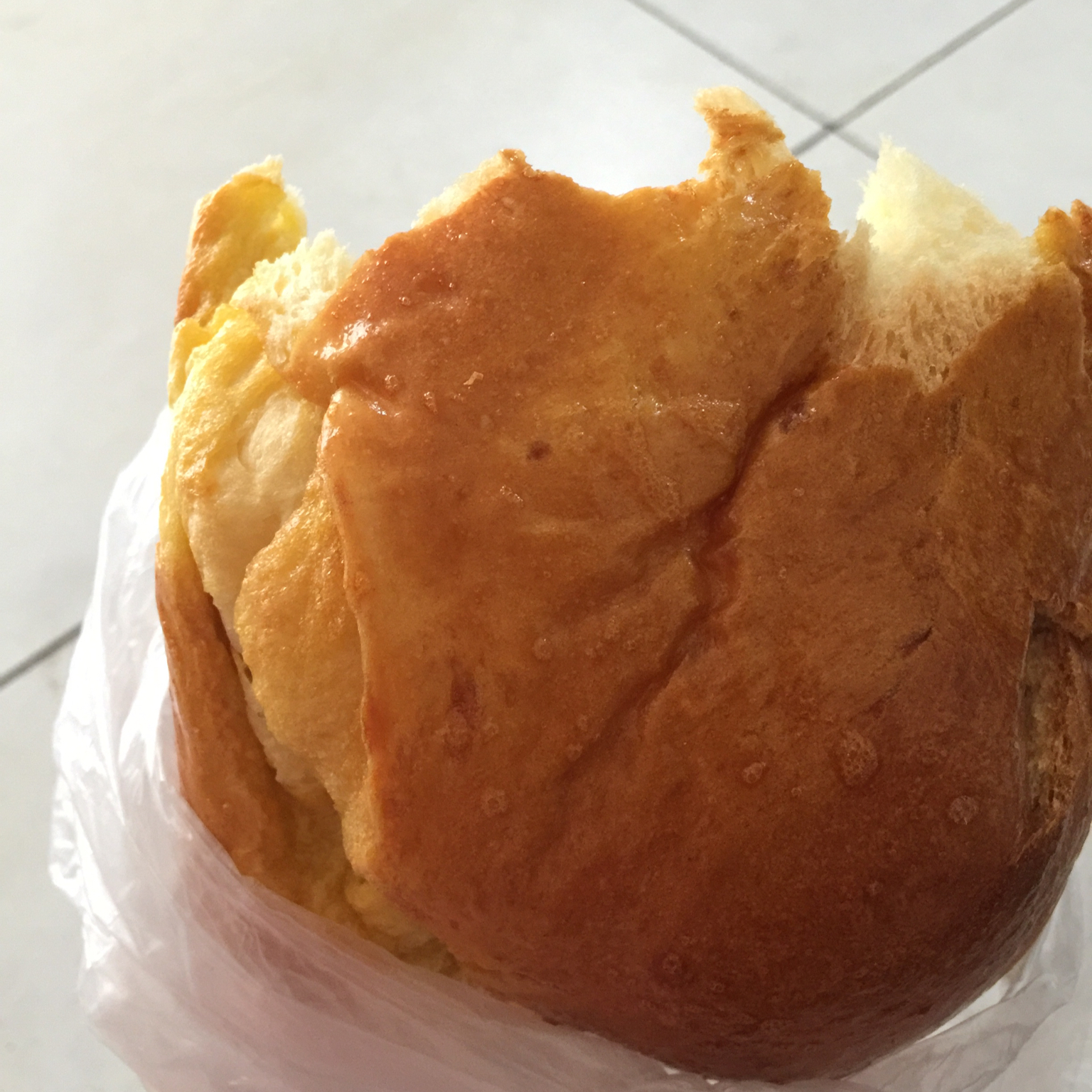 超级好吃的原味面包（面包机版）